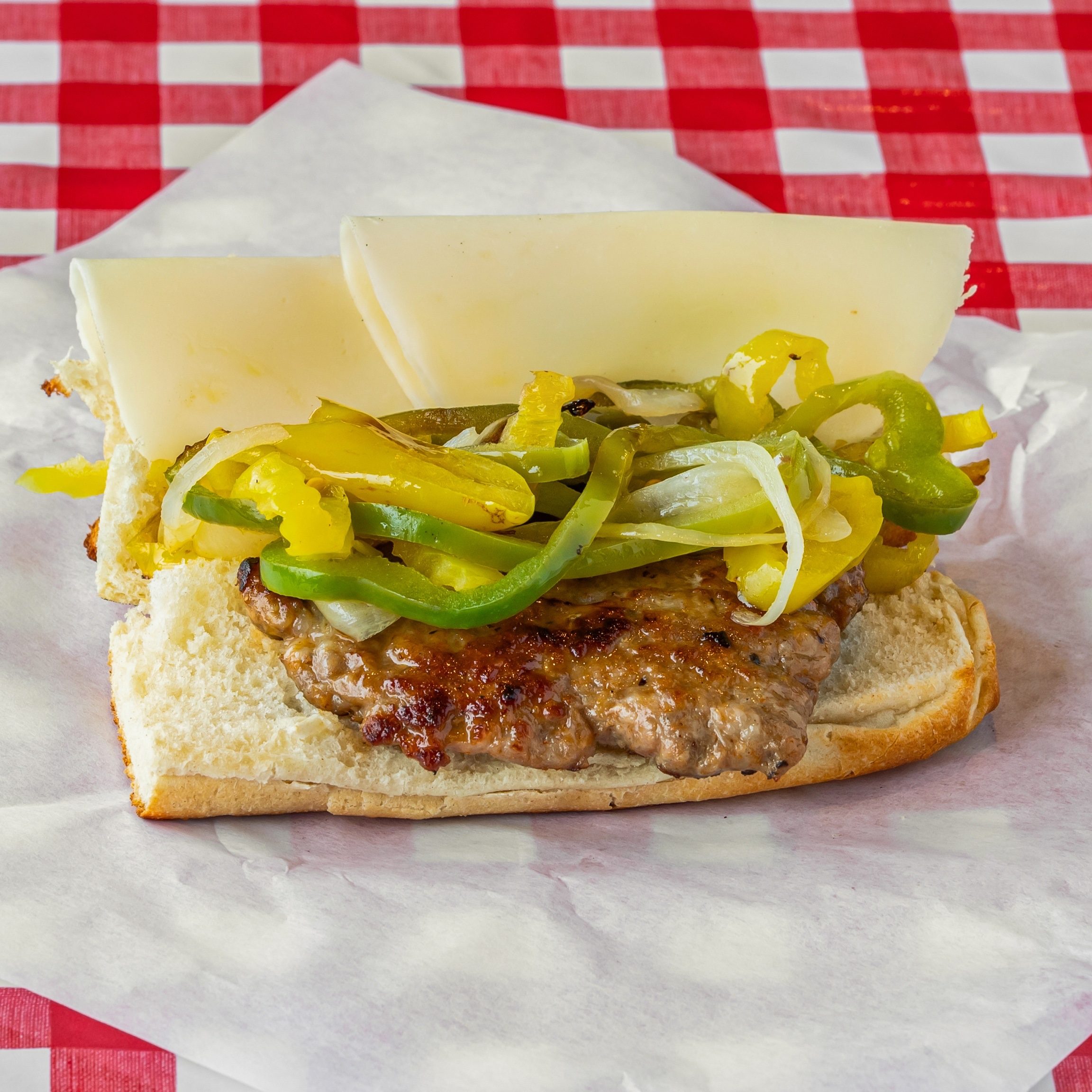 Sausage, Peppers & Onions Sub.