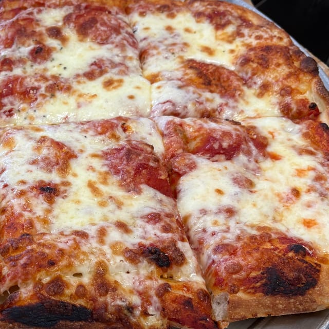 Square Pan Cheese Slice.